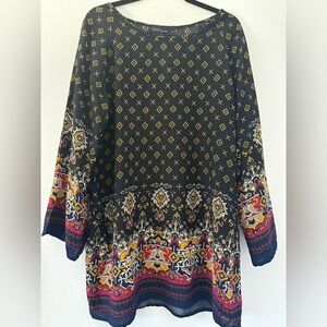 Zanzea Patterned Long Sleeve Dress